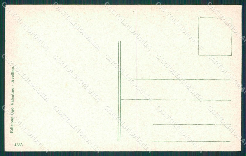 Avellino Città Carrozze cartolina XB0654 – retro