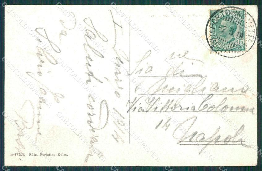 Genova Portofino Auto Kulm cartolina XB0659 – retro