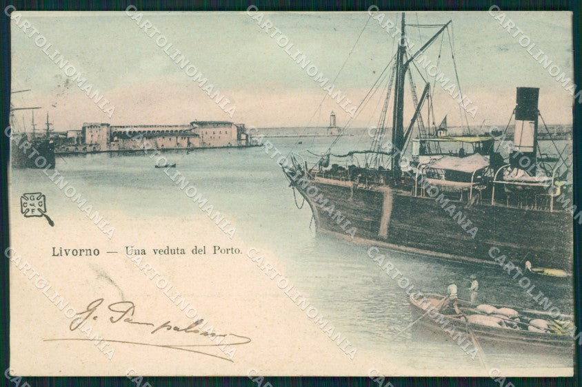 Livorno Città Nave cartolina XB0683 – fronte