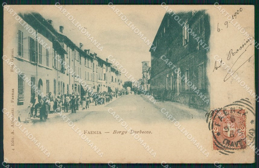 Ravenna Faenza STRAPPI cartolina XB0690 – fronte