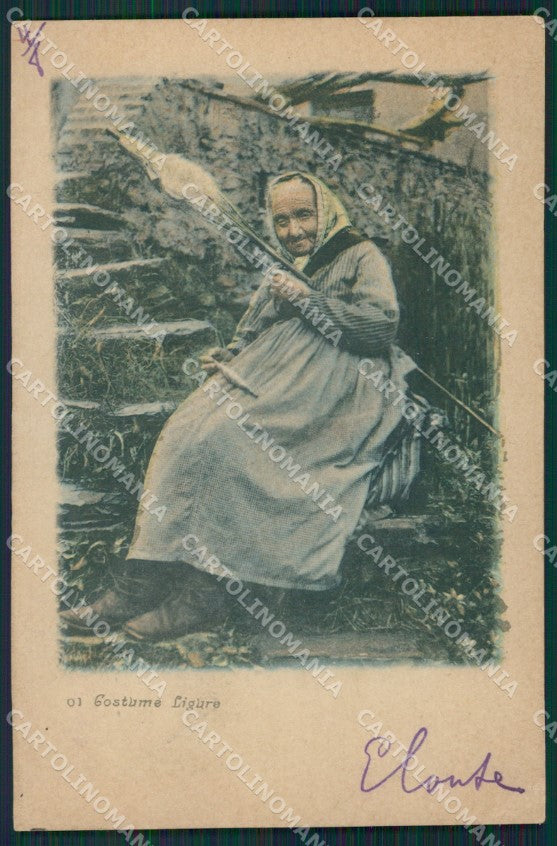 Genova Costumi cartolina XB0706 – fronte