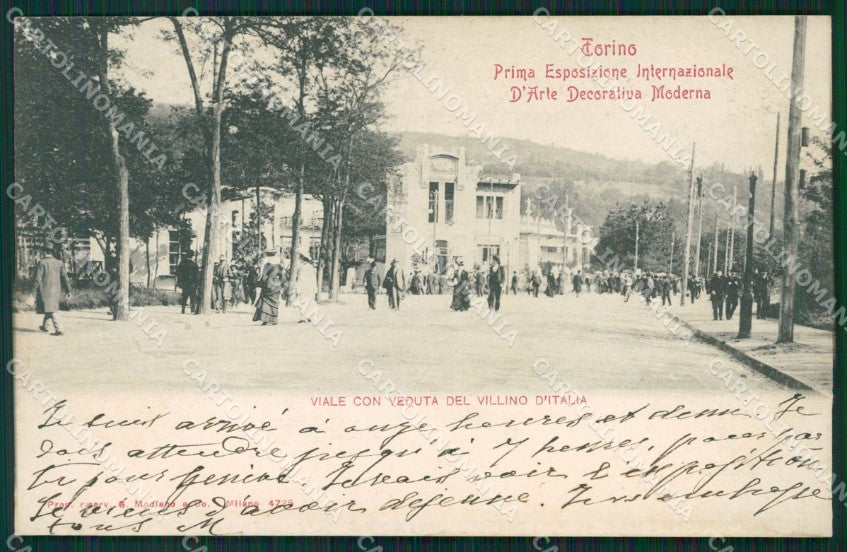 Torino Città Esposizione Internazione D'Arte cartolina XB0718 – fronte