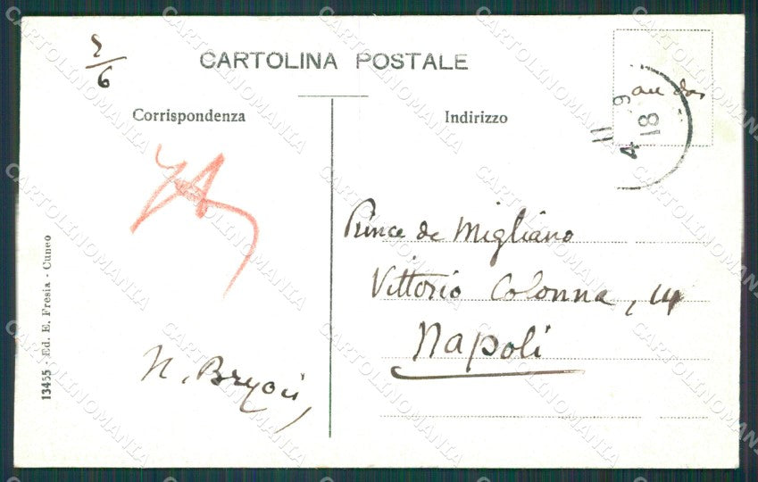 Cuneo Città cartolina XB0725 – retro