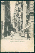 Napoli Città Gradoni di Chiaia cartolina XB0730 – fronte
