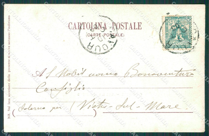 Torino Cavour cartolina XB0733 – retro