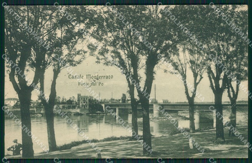 Alessandria Casale Monferrato PIEGA cartolina XB0736 – fronte