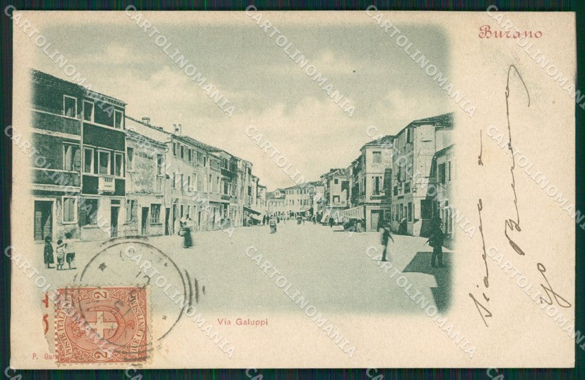 Venezia Burano cartolina XB0739 – fronte