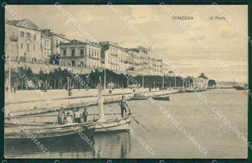 Sircusa Città Barche cartolina XB0743 – fronte