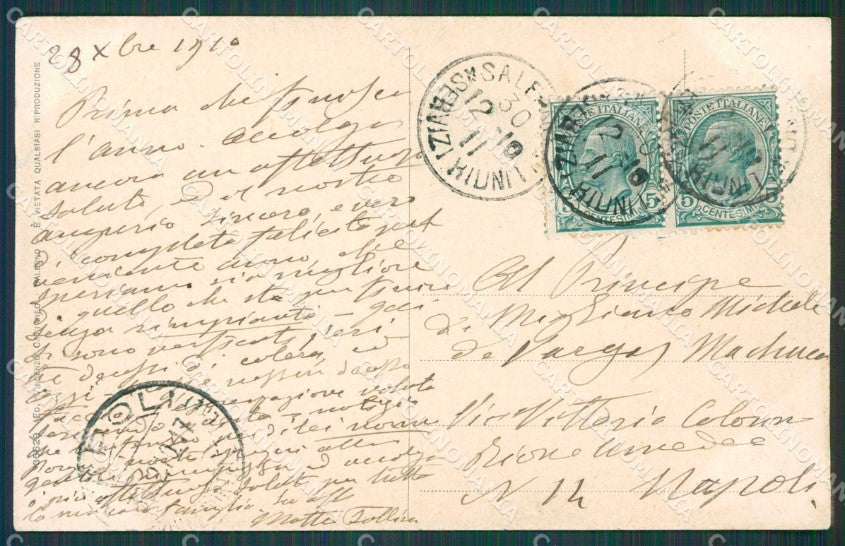 Salerno Città Nave cartolina XB0772 – retro