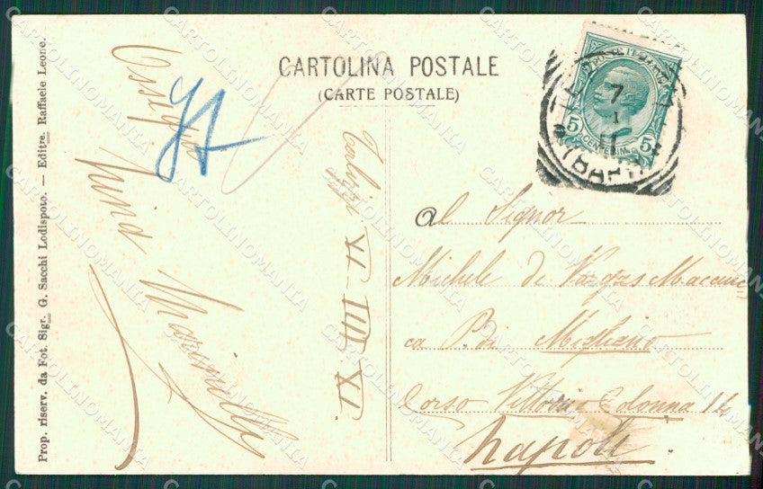Barletta Trani cartolina XB0780 – retro