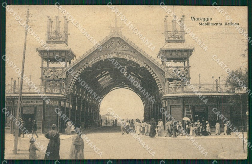 Lucca Viareggio PIEGA STRAPPINO cartolina XB0782 – fronte
