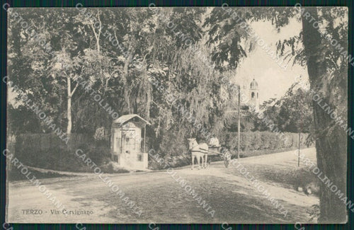 Alessandria Terzo Carretto cartolina XB0783 – fronte