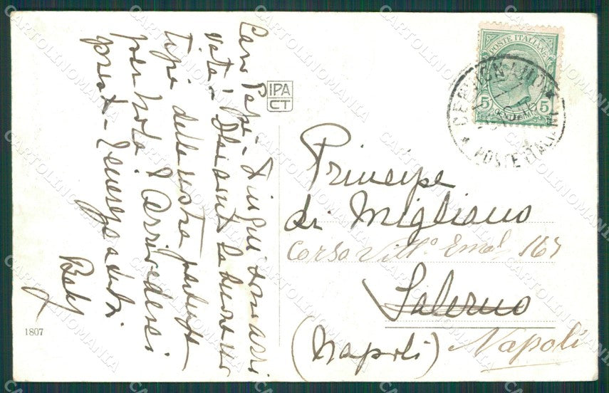 Alessandria Terzo Carretto cartolina XB0783 – retro