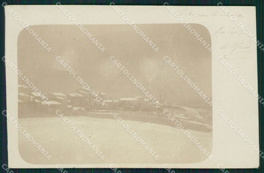 Napoli Vico Equense Nevicata Foto cartolina XB0807 – fronte