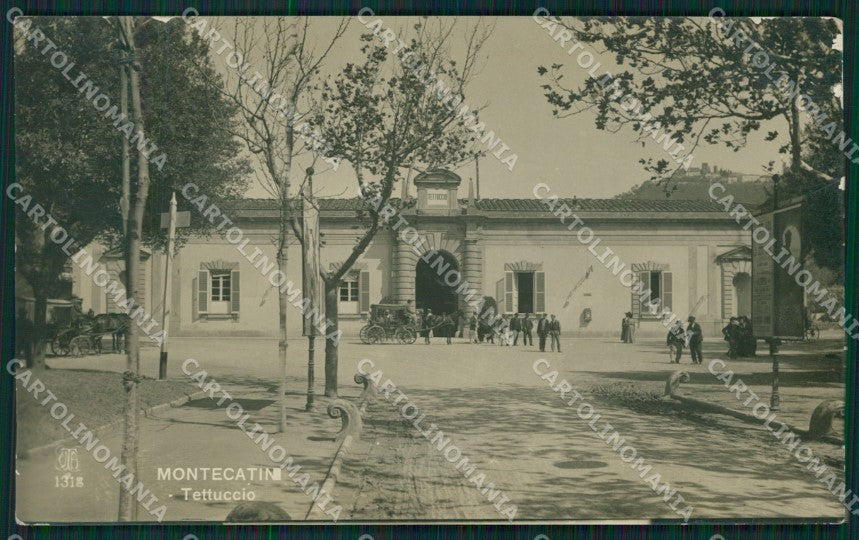 Pistoia Montecatini Terme Alterocca 1318 PIEGA Foto cartolina XB0815 – fronte