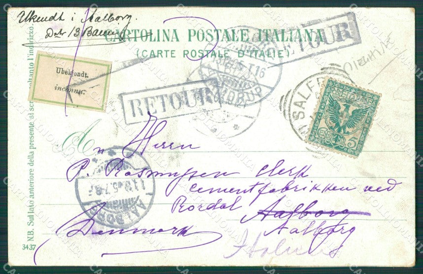 Napoli Città Garibaldi PIEGHINE cartolina XB0817 – retro
