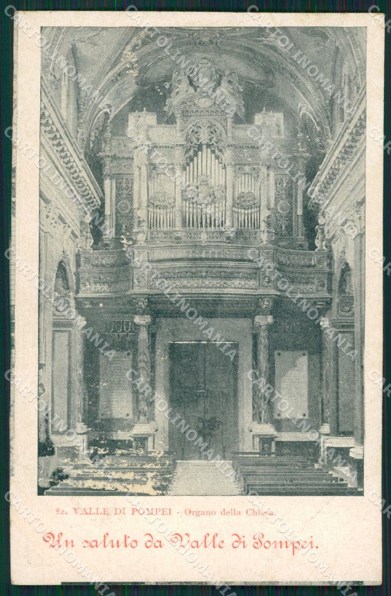 Napoli Pompei Valle di ABRASA cartolina XB0825 – fronte