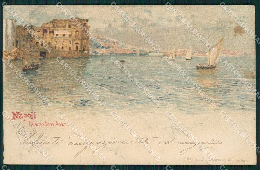 Napoli Città MACCHIE cartolina XB0829 – fronte