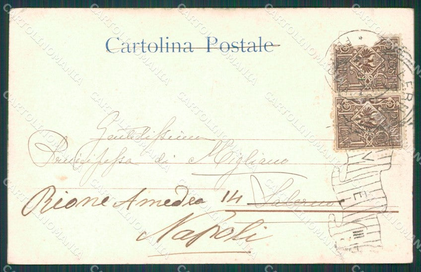 Napoli Città MACCHIE cartolina XB0829 – retro