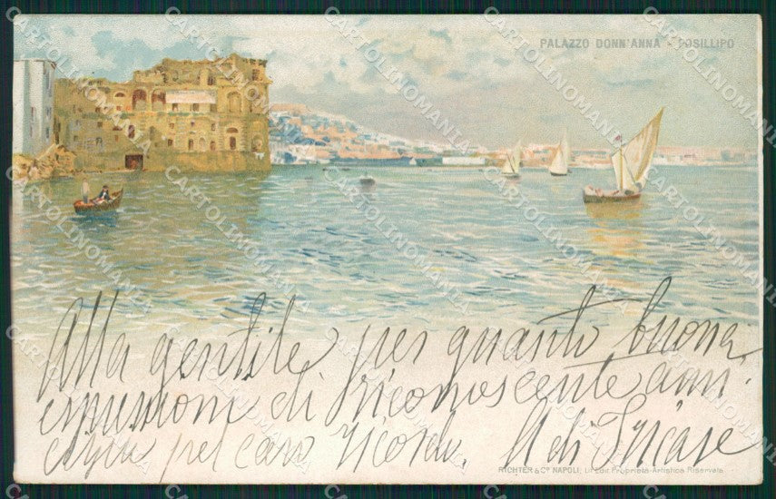 Napoli Posillipo cartolina XB0830 – fronte