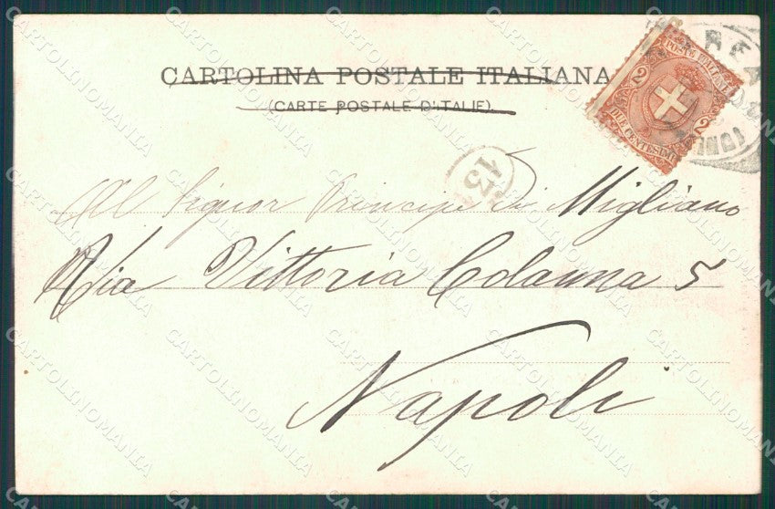Aosta Saint Vincent cartolina XB0835 – retro