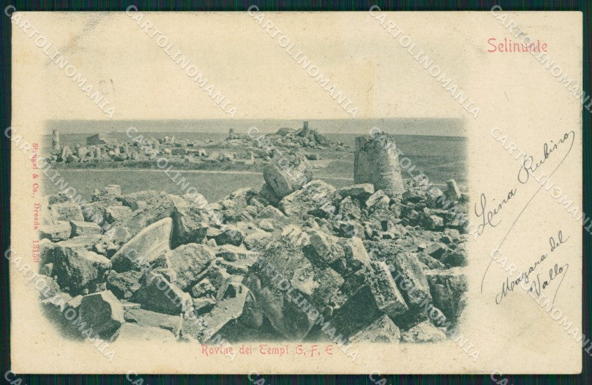 Trapani Castelvetrano Selinunte cartolina XB0840 – fronte
