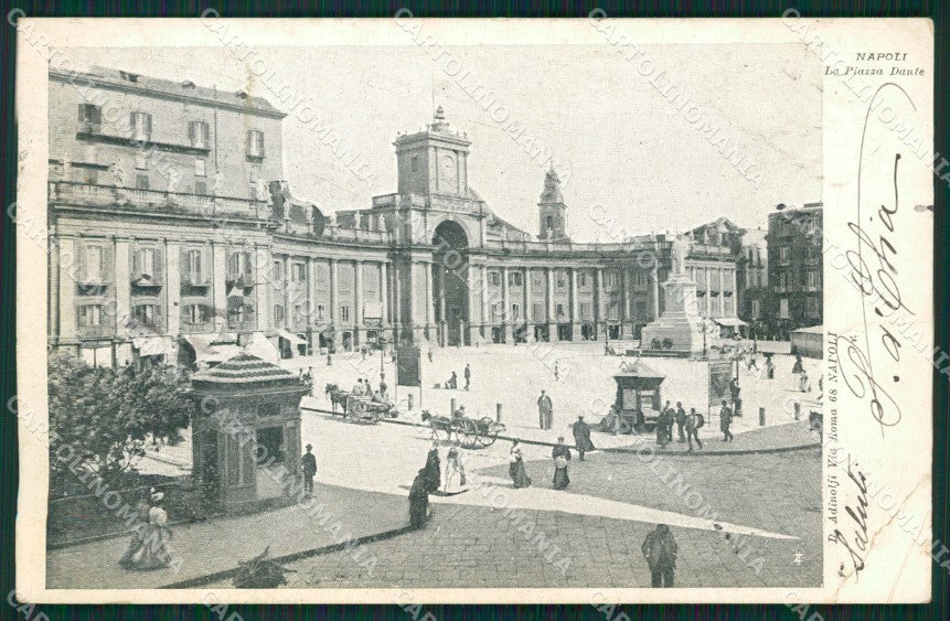 Napoli Città Edicola PIEGHE cartolina XB0846 – fronte
