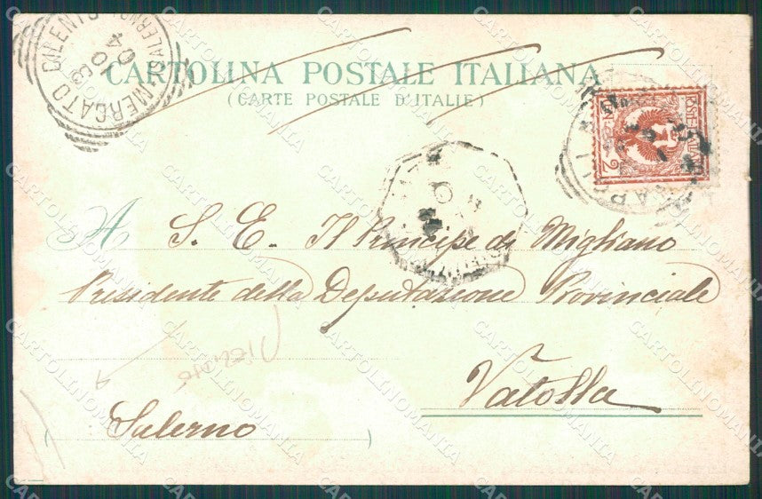 Napoli Città Edicola PIEGHE cartolina XB0846 – retro