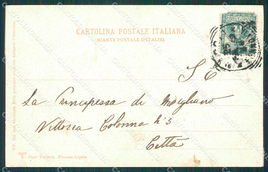 Napoli Posillipo cartolina XB0850 – retro