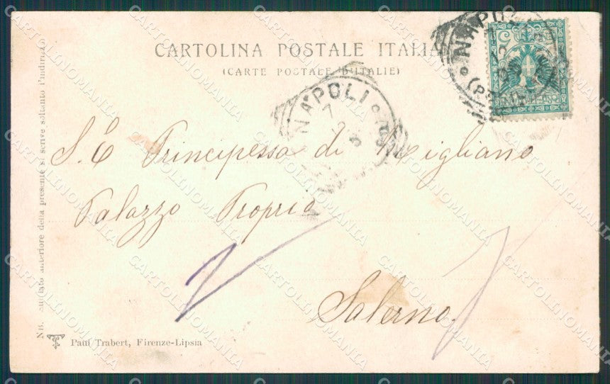 Napoli Posillipo SCOLLATA cartolina XB0853 – retro