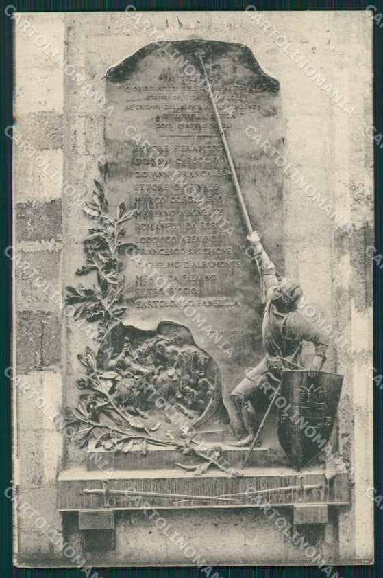Barletta Città Lapide Commemorativa cartolina XB0858 – fronte
