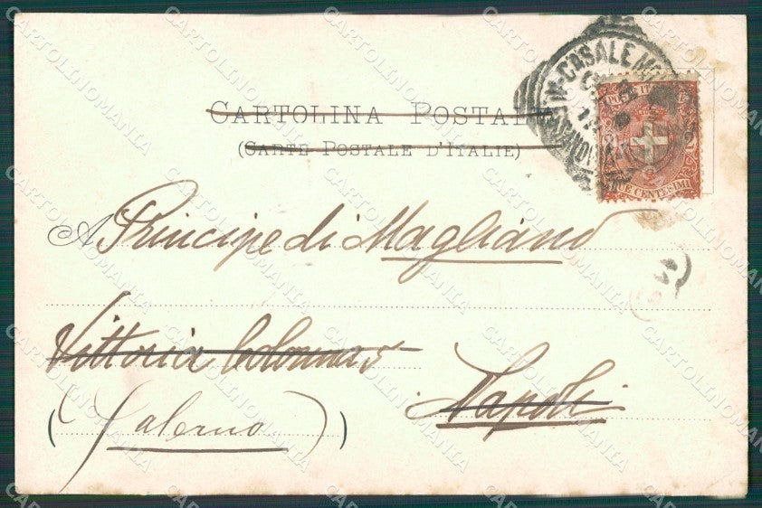Alessandria Casale Monferrato PIEGHINA cartolina XB0861 – retro