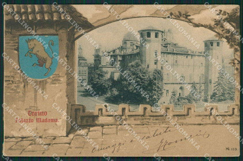 Torino Città Palazzo Madama cartolina XB0865 – fronte