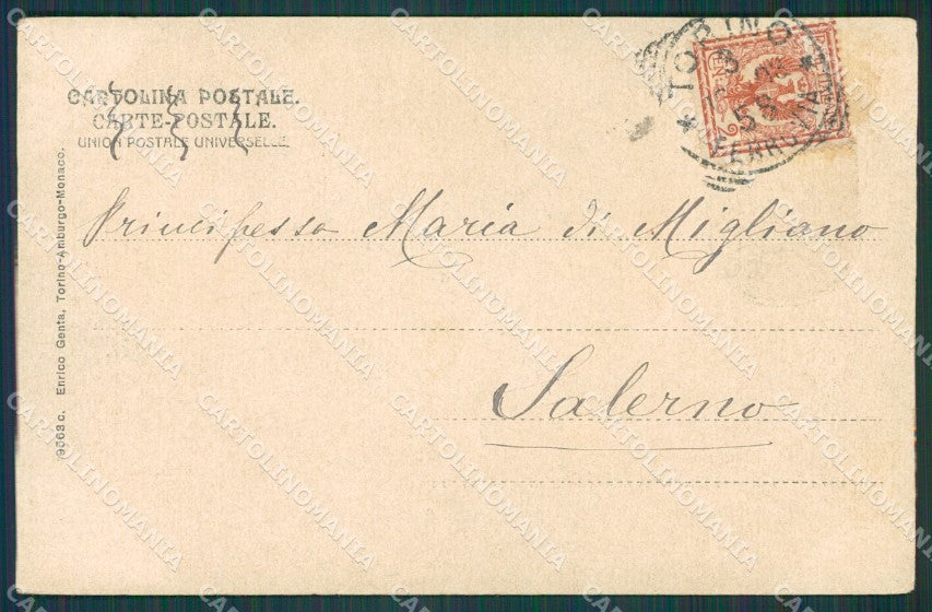 Torino Città Palazzo Madama cartolina XB0865 – retro