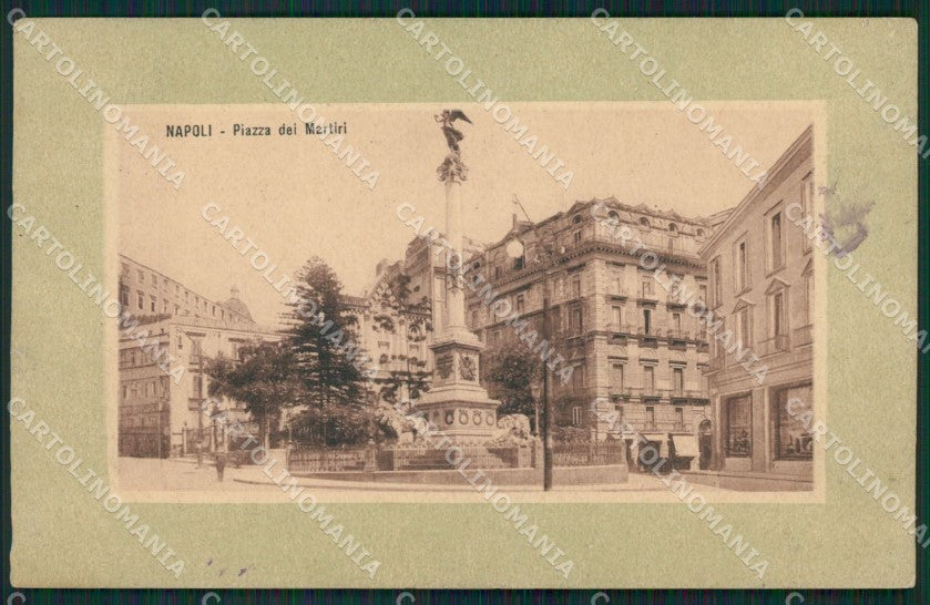 Napoli Città MACCHIA cartolina XB0869 – fronte