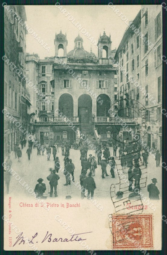 Genova Città SCOLLATA cartolina XB0871 – fronte
