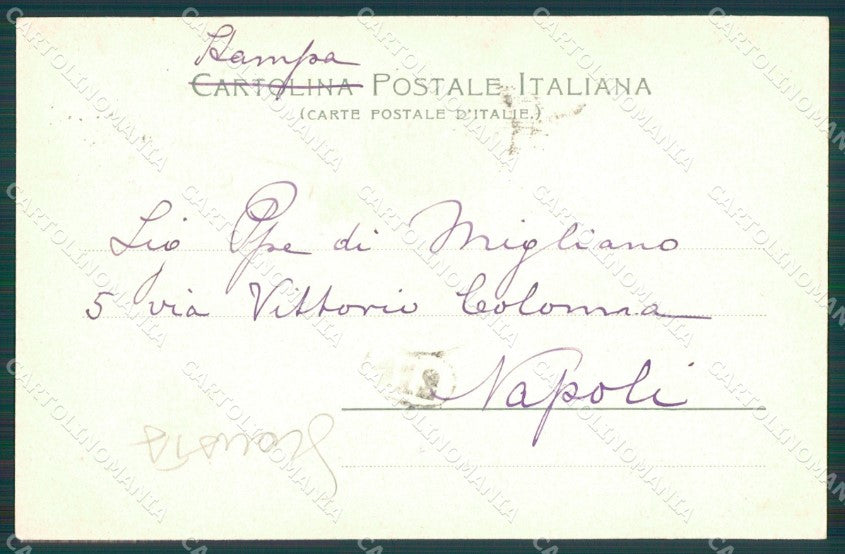 Genova Città SCOLLATA cartolina XB0871 – retro