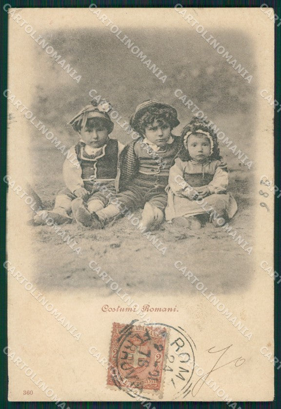 Roma Costumi cartolina XB0872 – fronte