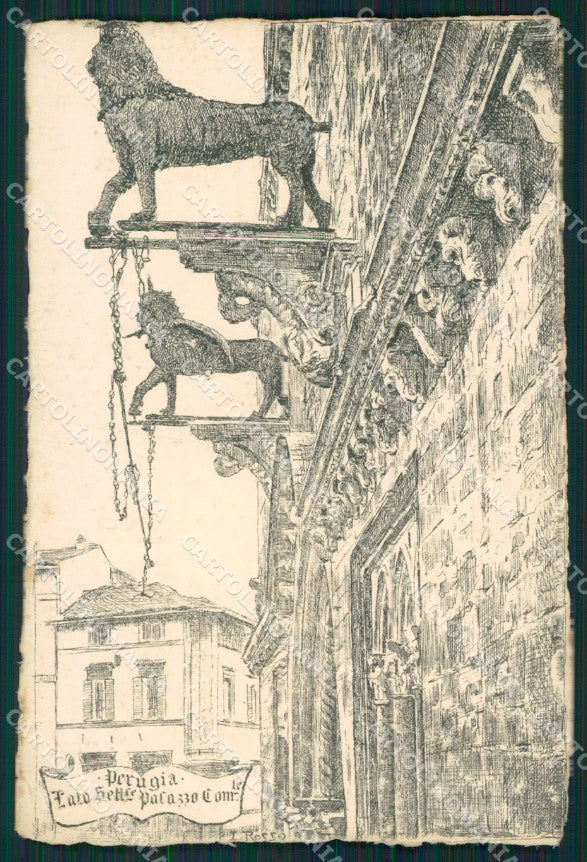 Perugia Città cartolina XB0886 – fronte