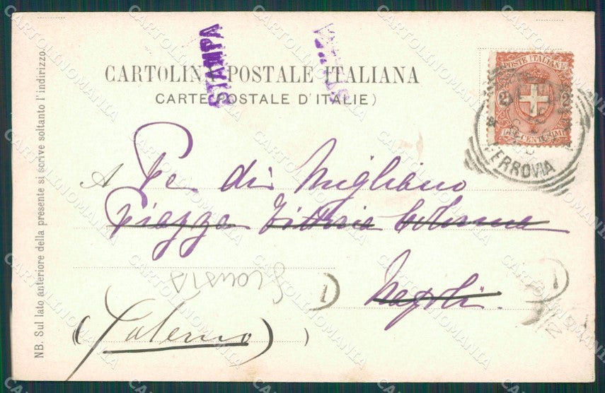 Genova Città Porto delle Grazie SCOLLATA cartolina XB0892 – retro