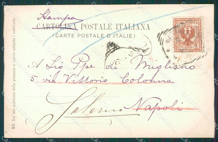 Genova Città Camposanto di Valle Bisagno cartolina XB0895 – retro