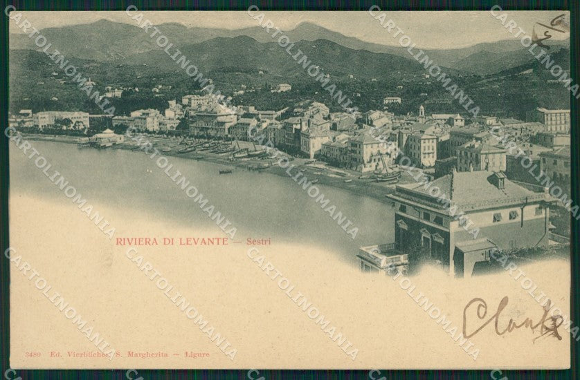 Genova Sestri cartolina XB0909 – fronte