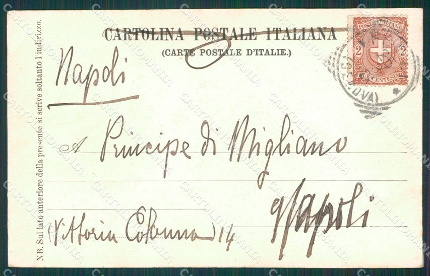 Genova Portofino cartolina XB0915 – retro