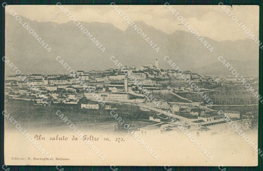 Belluno Feltre STRAPPINO cartolina XB0964 – fronte