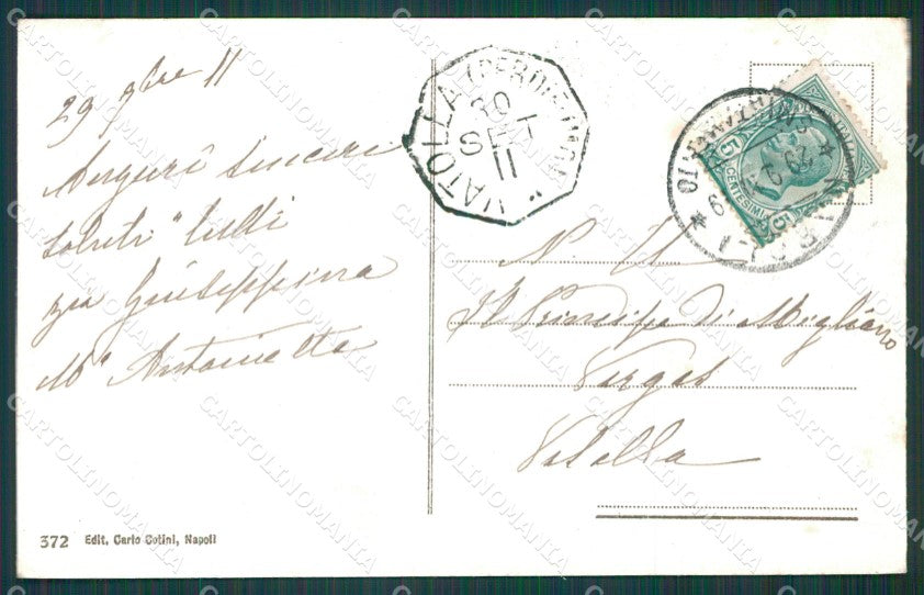 Napoli Posillipo cartolina XB0967 – retro