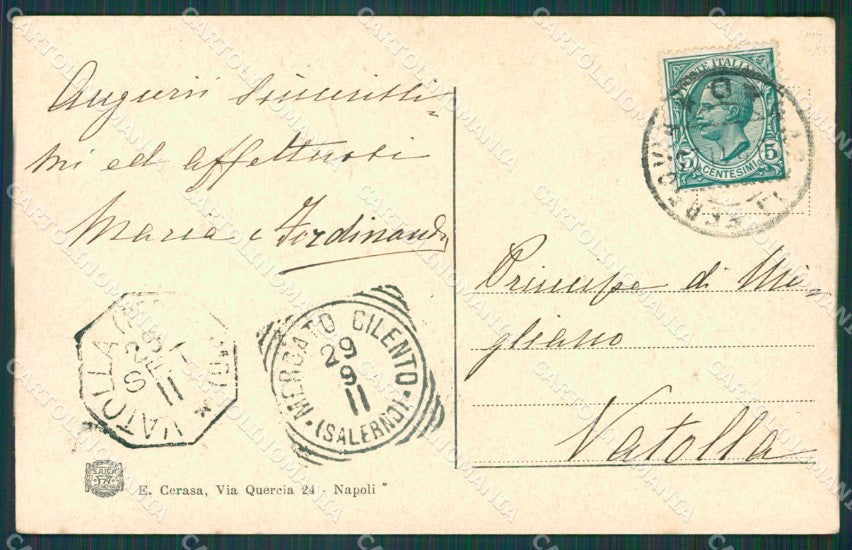 Napoli Posillipo Nisida Cuma cartolina XB0969 – retro