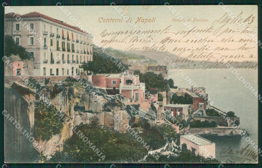 Napoli Posillipo cartolina XB0972 – fronte