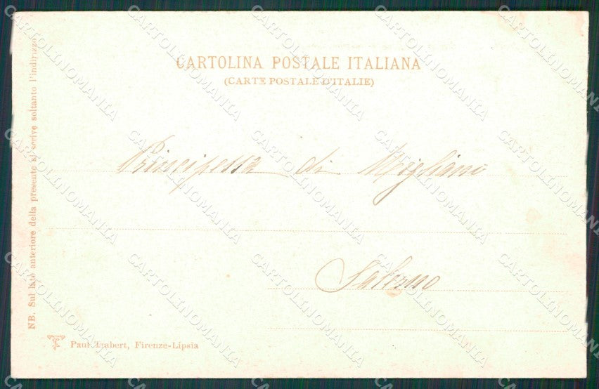 Napoli Città Castello Sant'Elmo cartolina XB0975 – retro