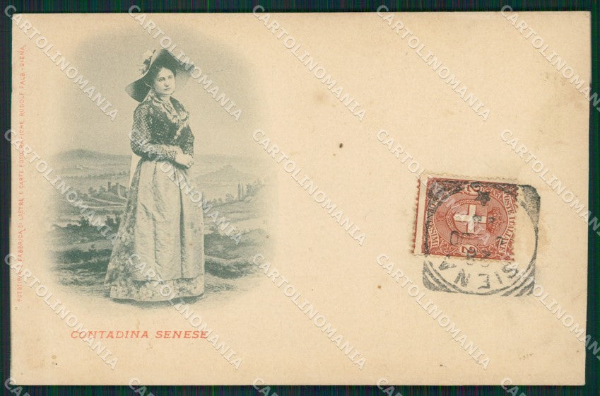 Siena Costumi SCOLLATA cartolina XB0979 – fronte