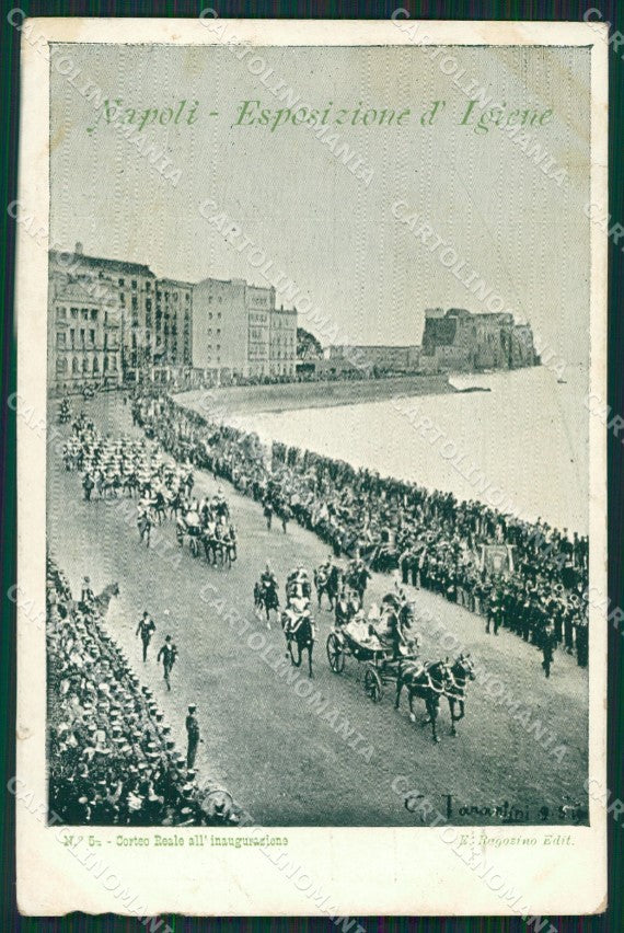 Napoli Città Esposizione d'Igiene STRAPPO cartolina XB0988 – fronte